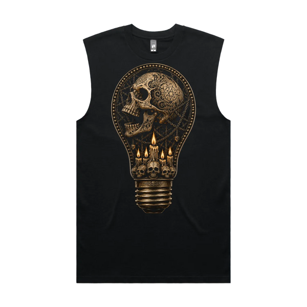 Black front flat lay