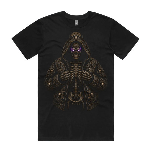Black front flat lay
