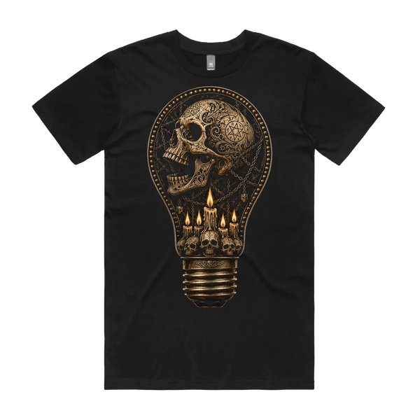 Black front flat lay