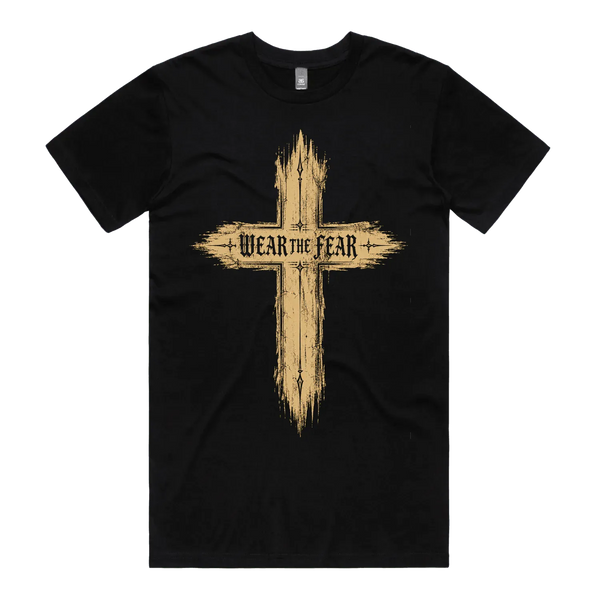 Black front flat lay