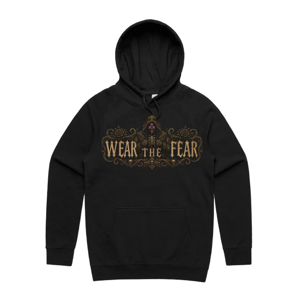 Black front flat lay