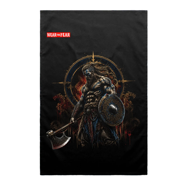 Black front flat lay