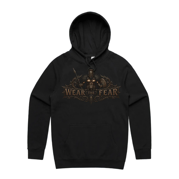 Black front flat lay