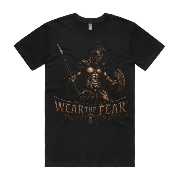 Black front flat lay