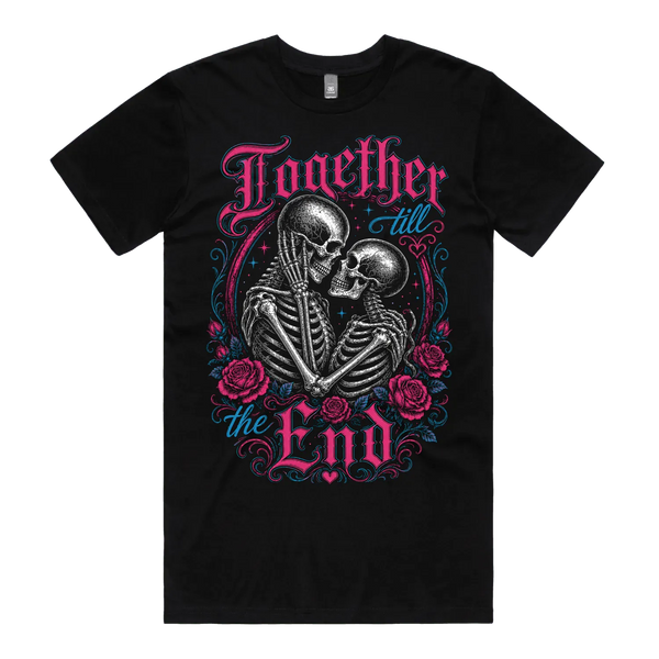 Black front flat lay