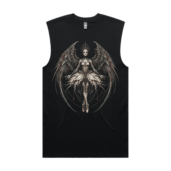Black front flat lay
