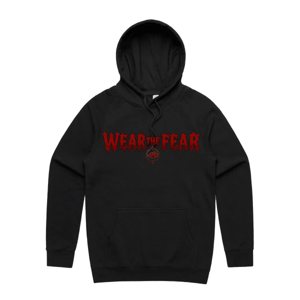 Black front flat lay