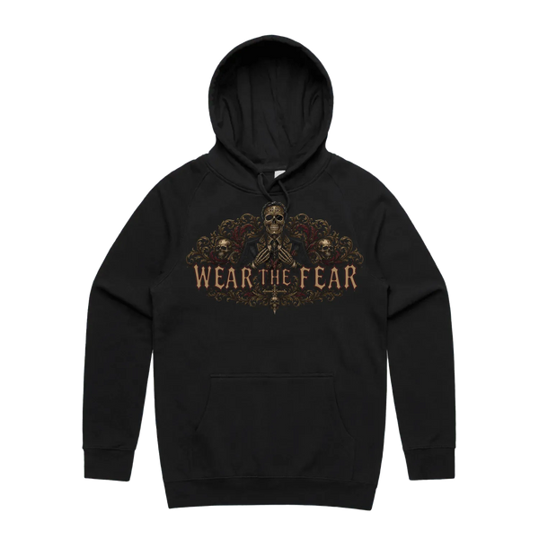 Black front flat lay