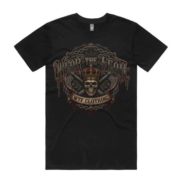 Black front flat lay