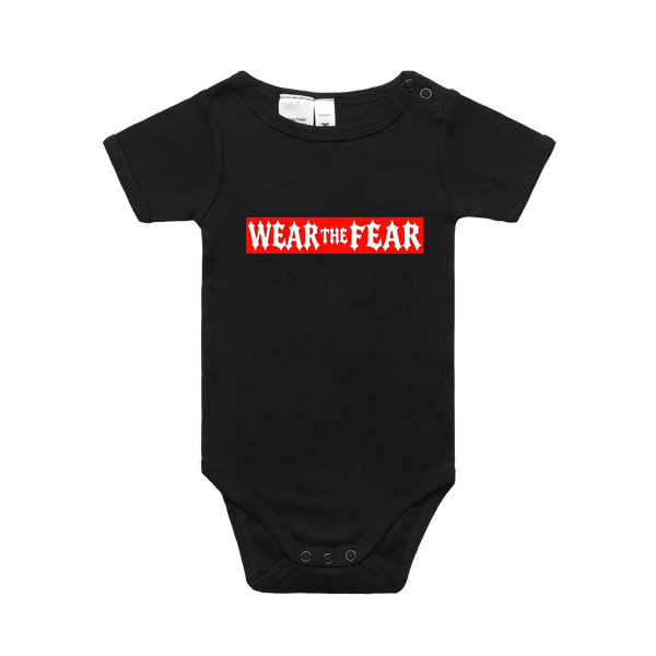Black front flat lay