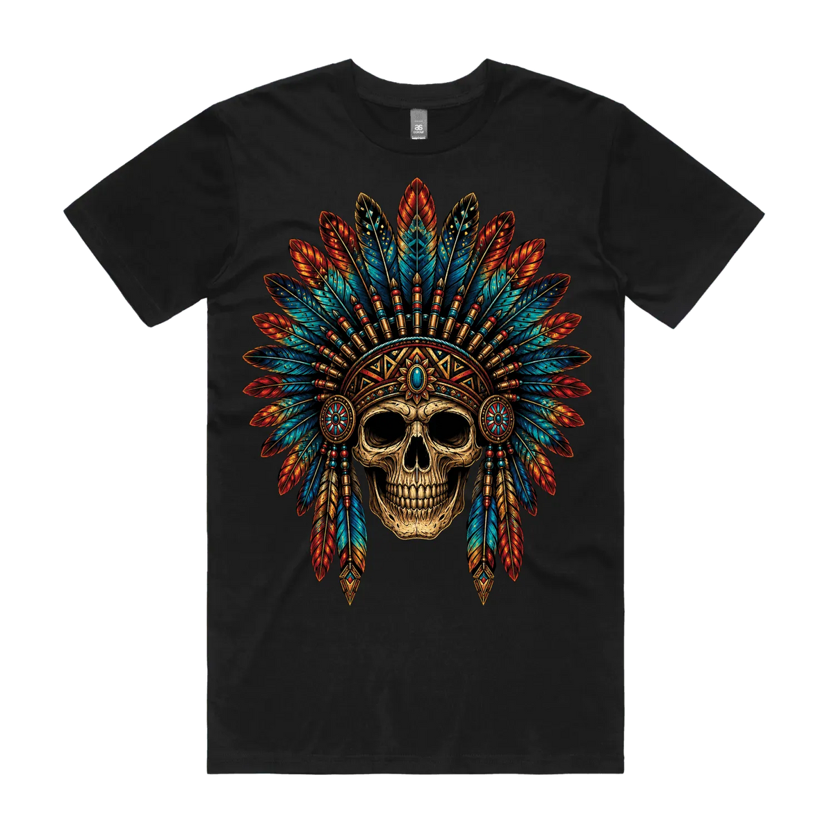 Black front flat lay