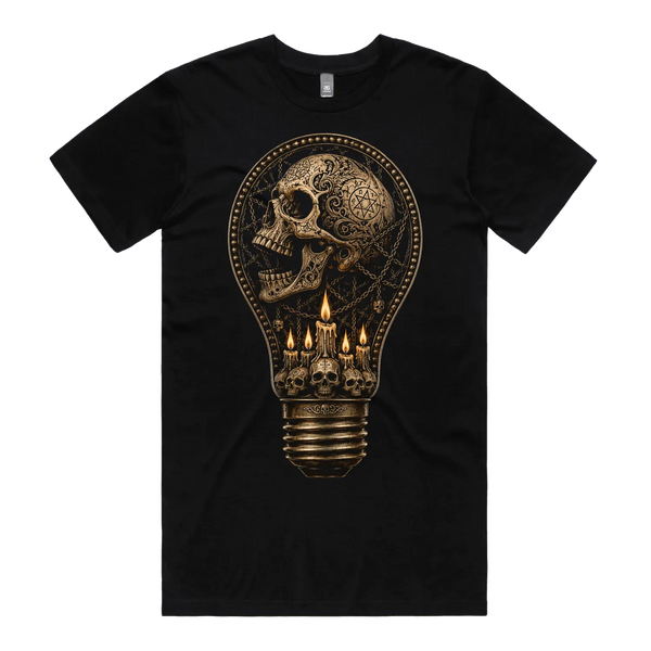 Black front flat lay