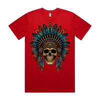 Red front flat lay